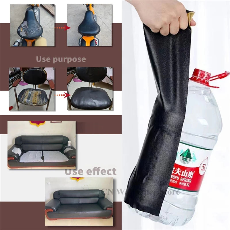 Repair Patches Self-Adhesive Leather PU Leather Fabric Stickers for Leather Clothes Sofa Car Seats Furniture Bags Repair Sticky