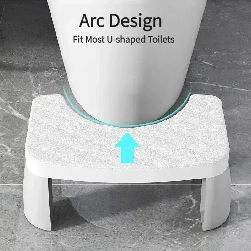 Universal Squatty Potty Toilet Stool - Waterproof Foot Stool for Adults, Kids, Seniors & Pregnancy Support
