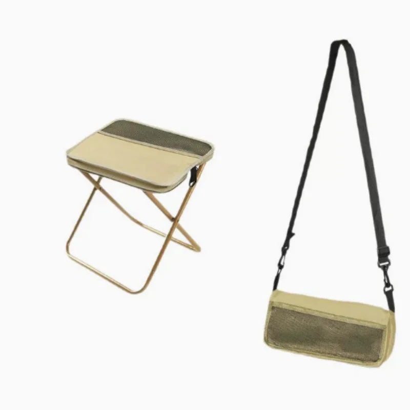 Lightweight Foldable Stool Shoulder Bag Design Collapsible Chair for Outdoor Camping & Fishing