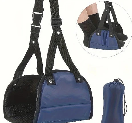 Adjustable Foot Hammocks for Travel, Car, Airplane Rest, Office Hanging, Simple Leg Support Foot Pads, Hammocks