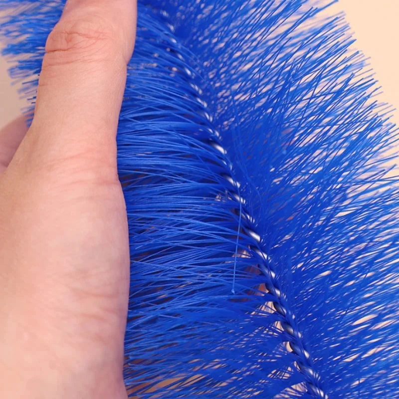 Bendable Fan Duster Ultra Fine Bristles Long Handle Cleaning Tool For Air Conditioner Furniture Shutter Car