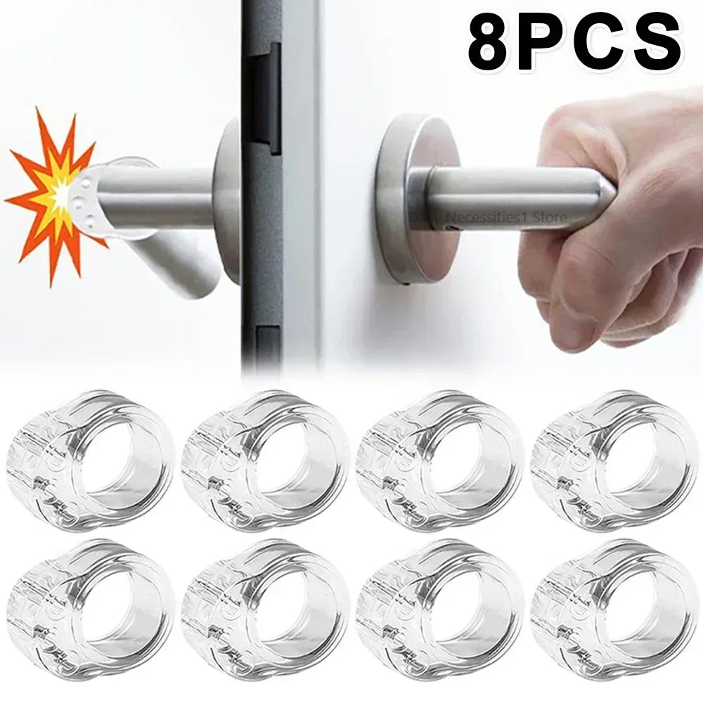Stop Floor Door Stops Buffer No Drill Door Stopper Home Improvement Furniture Wall Safety Hardware Transparent Supplies Silicone