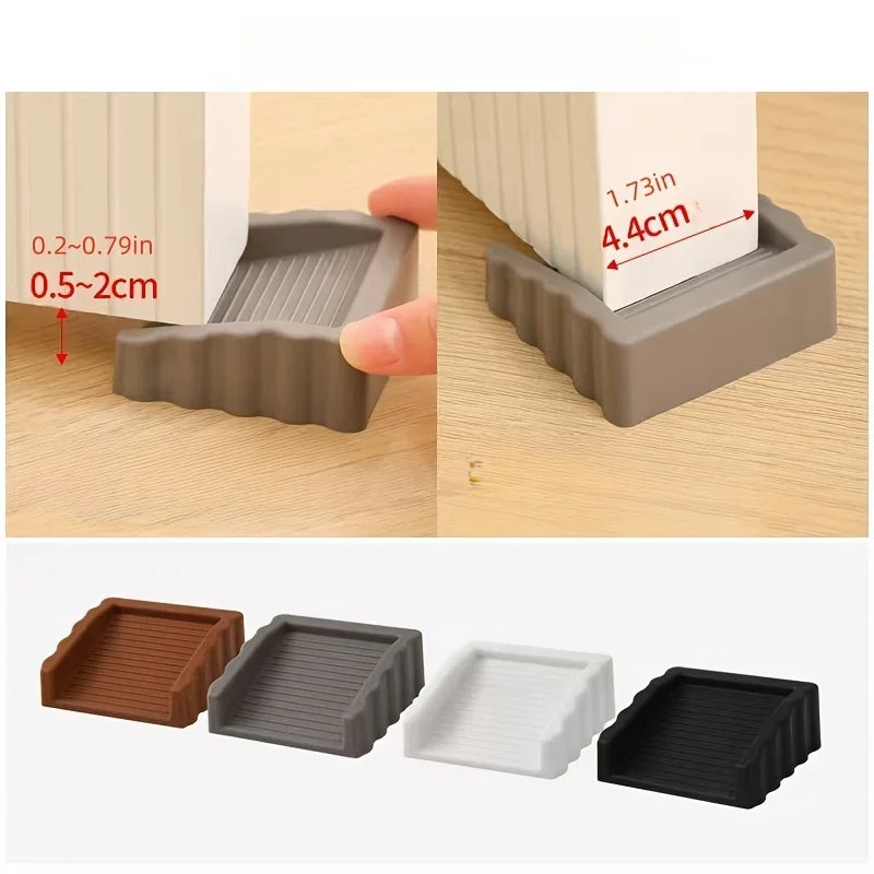 TPR Non Slip Windproof Door Stopper Creative Safety Wedge for Home Office and Kids Room