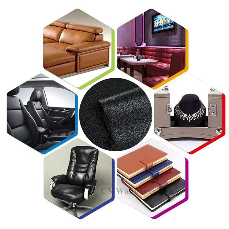 Repair Patches Self-Adhesive Leather PU Leather Fabric Stickers for Leather Clothes Sofa Car Seats Furniture Bags Repair Sticky