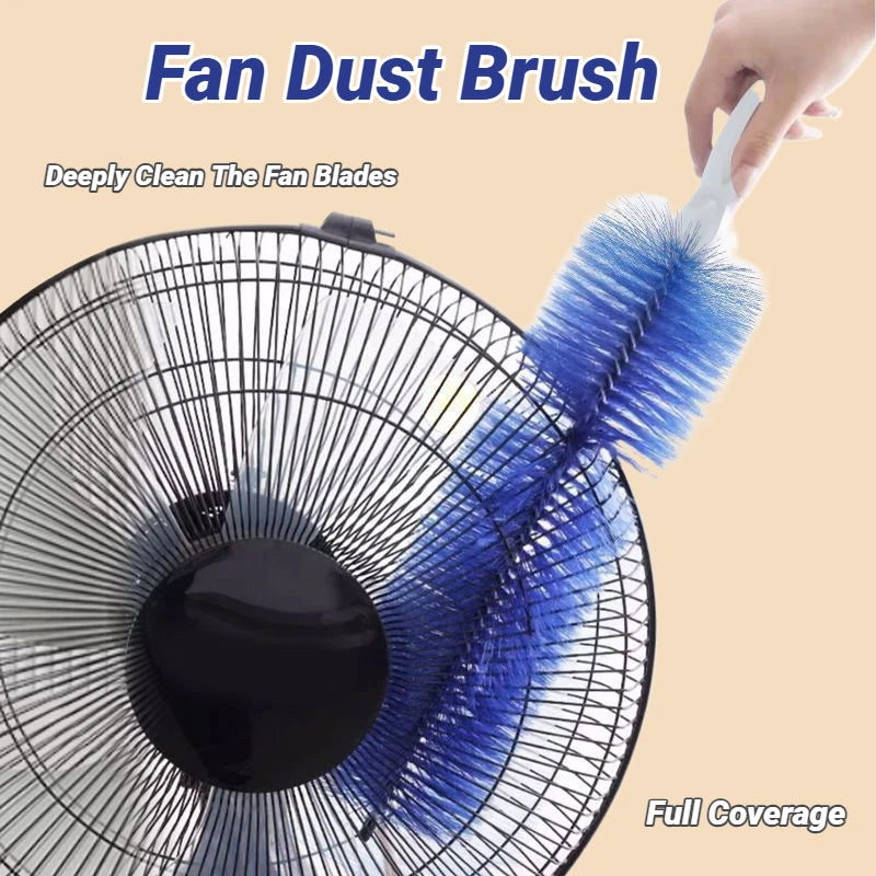 Bendable Fan Duster Ultra Fine Bristles Long Handle Cleaning Tool For Air Conditioner Furniture Shutter Car